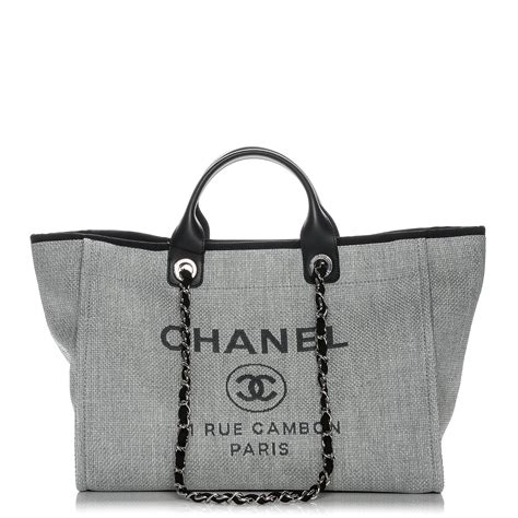 chanel deauville handbag|Chanel canvas large deauville tote.